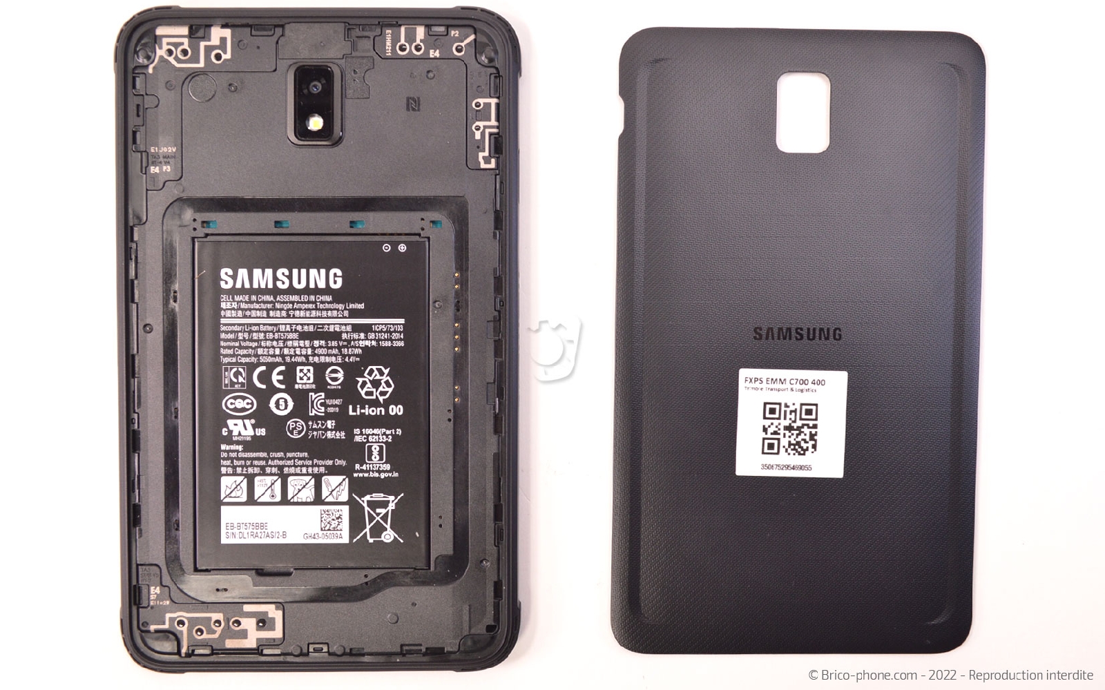 Comment changer la batterie sur Galaxy Tab Active 3 (SM-T575) photo 2