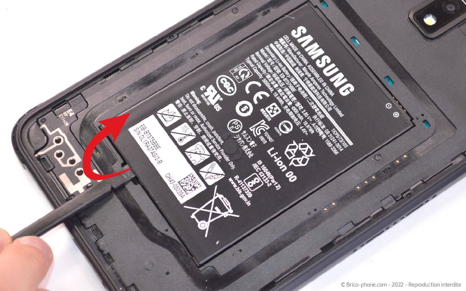 Comment changer la batterie sur Galaxy Tab Active 3 (SM-T575) photo 1