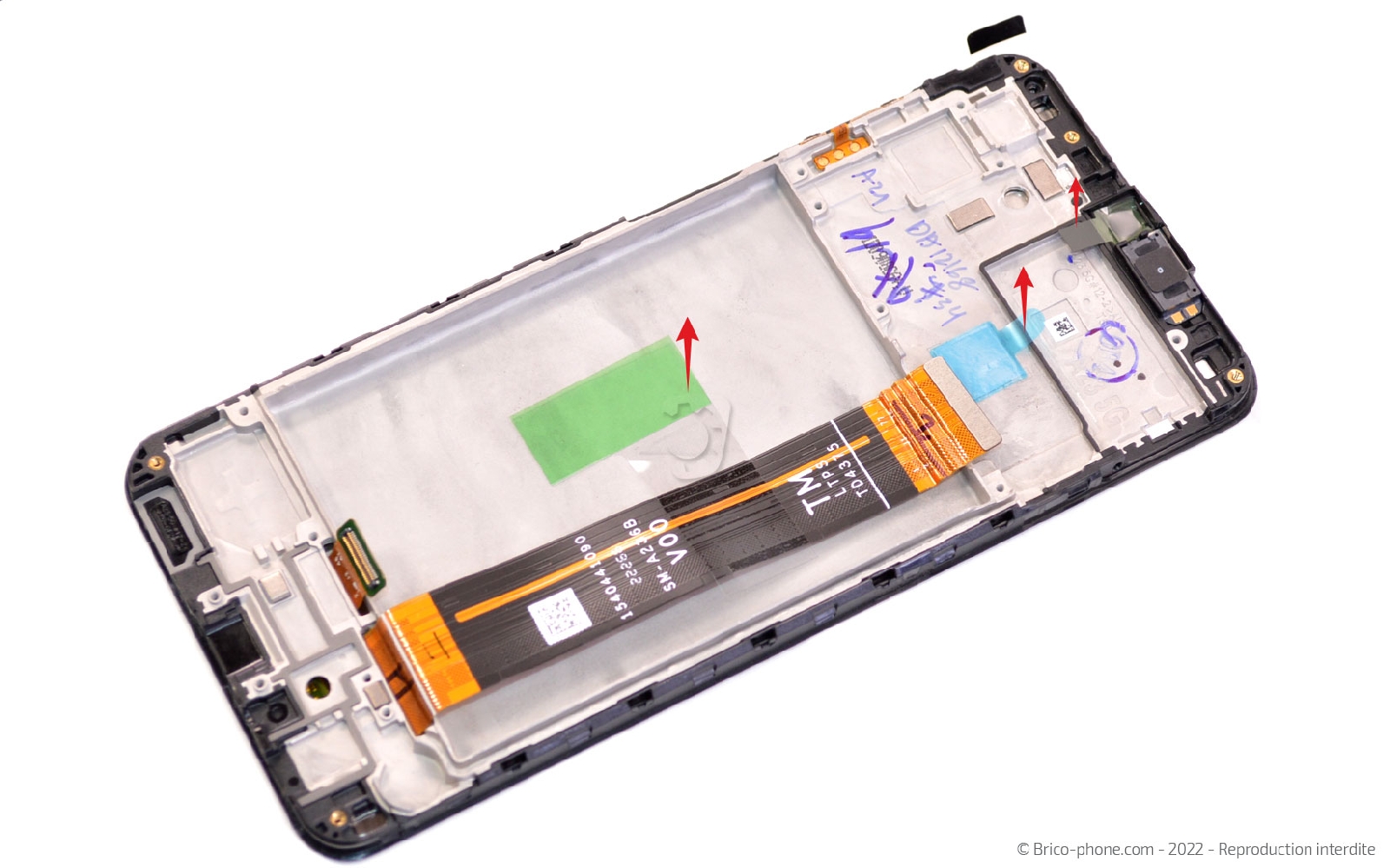 Comment changer le bloc écran  sur Galaxy A23 (5G) photo 1