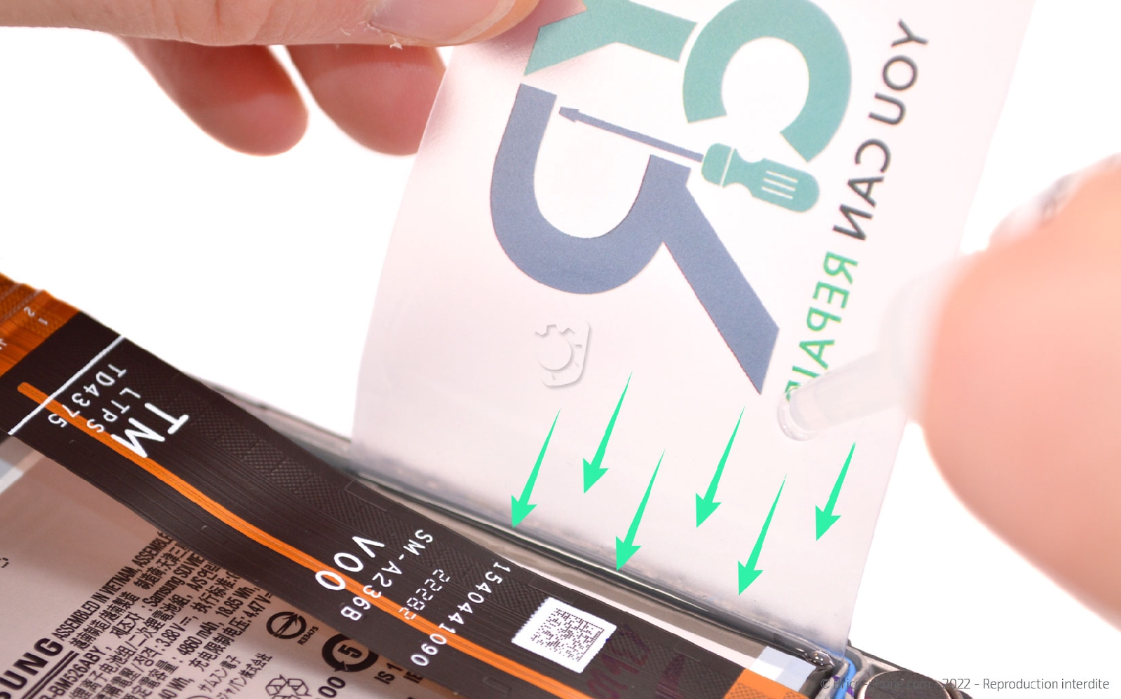 Comment changer le bloc écran  sur Galaxy A23 (5G) photo 1