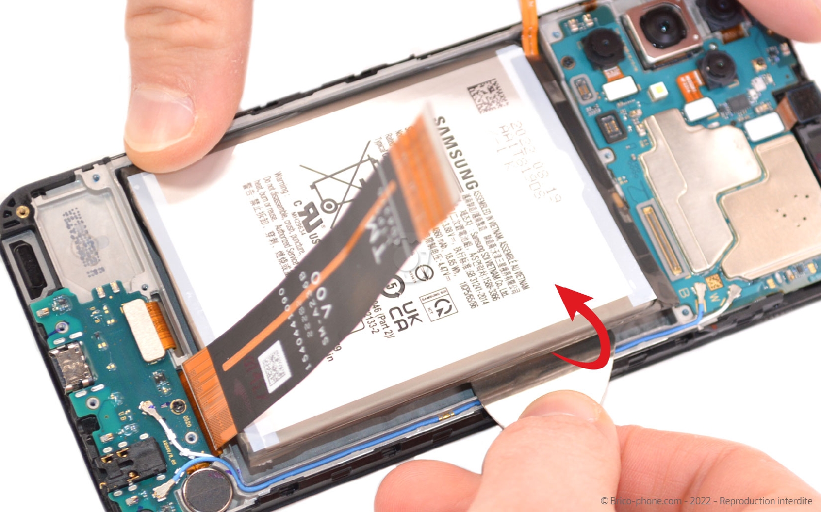 Comment changer le bloc écran  sur Galaxy A23 (5G) photo 1