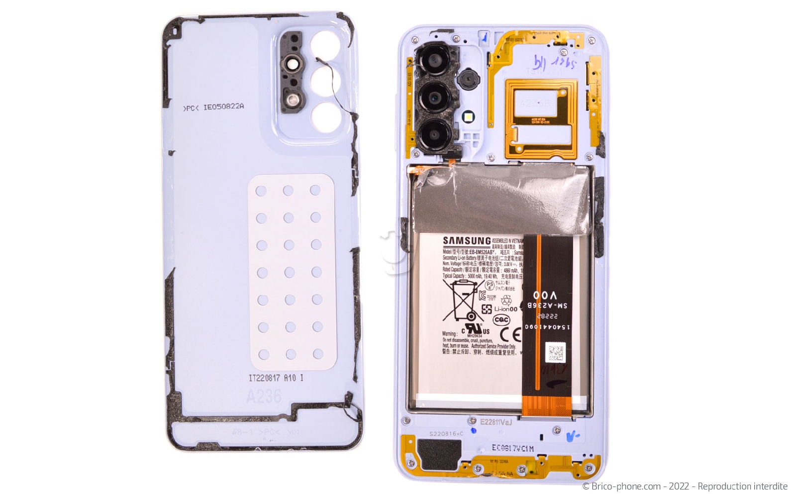 Comment changer le bloc écran  sur Galaxy A23 (5G) photo 3