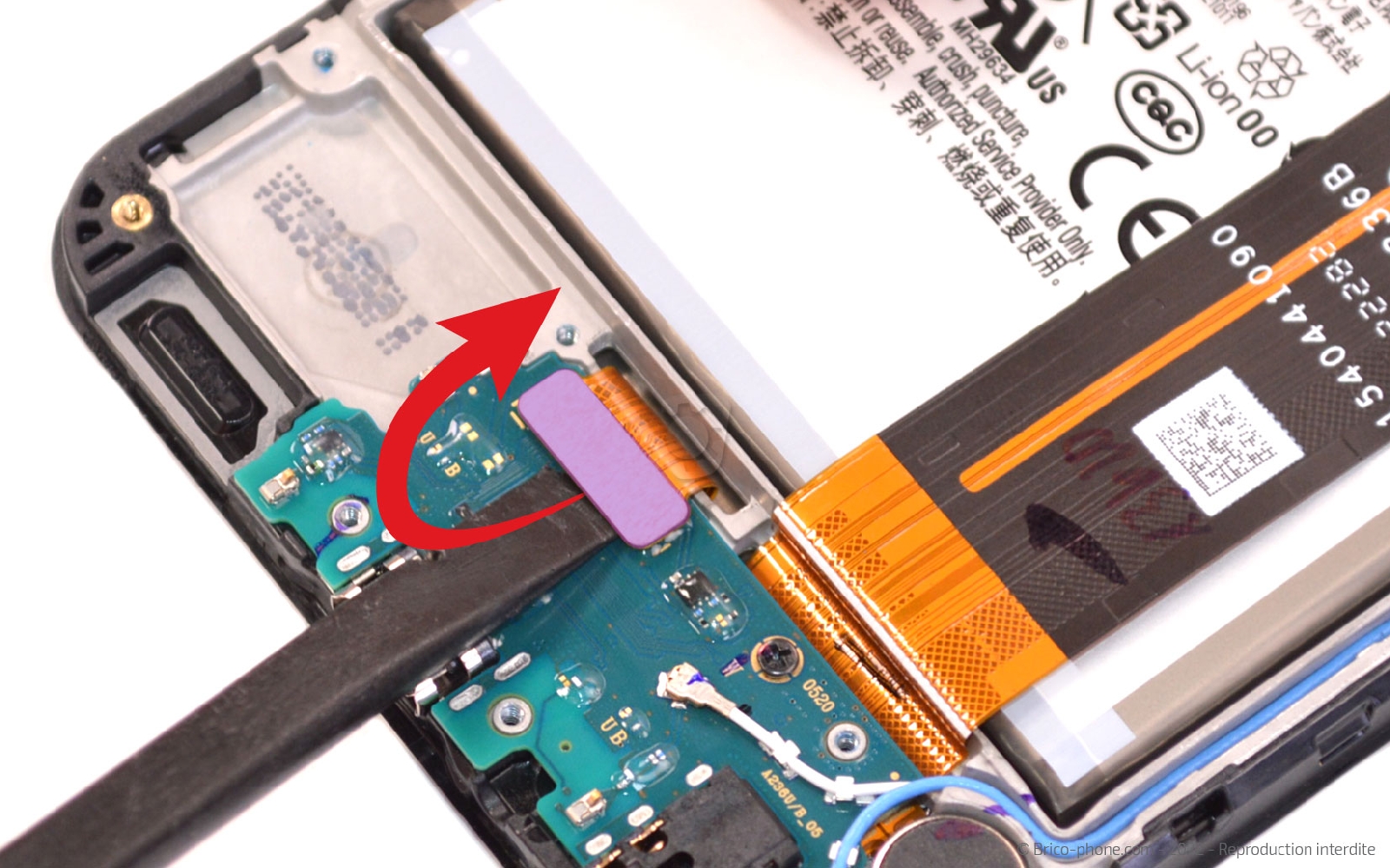 Comment changer le connecteur de charge sur Galaxy A23 (5G) photo 1