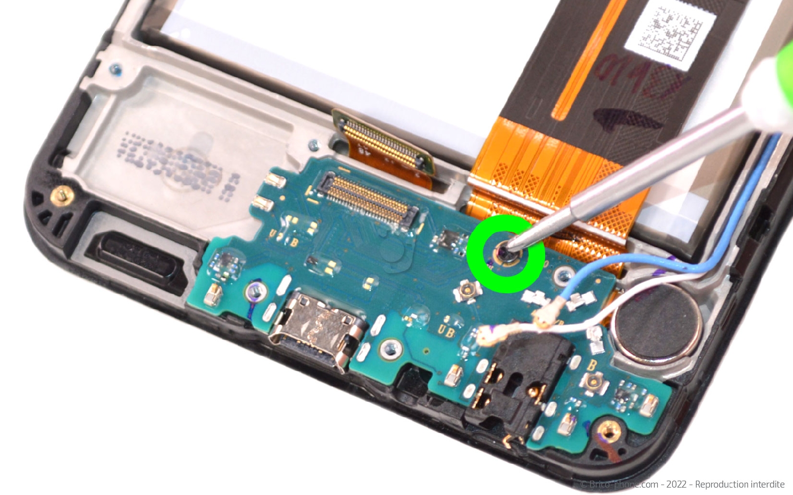 Comment changer le connecteur de charge sur Galaxy A23 (5G) photo 1