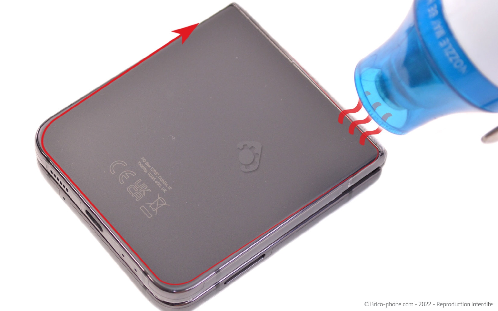 Comment changer le bloc écran sur Galaxy Z Flip4 photo 2