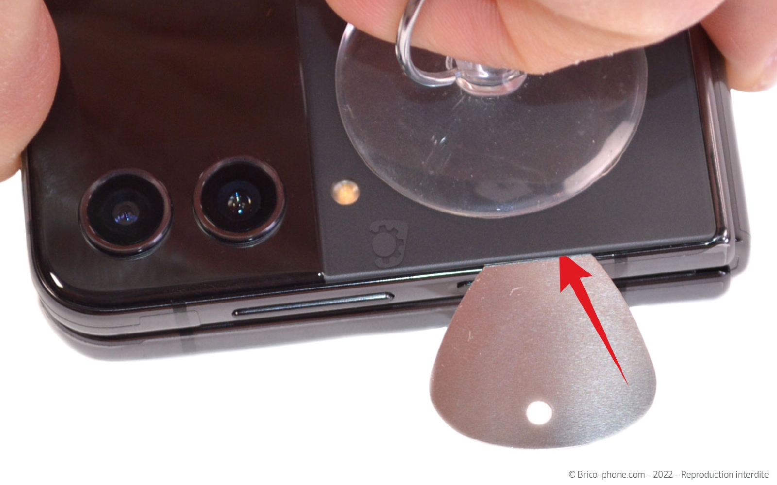 Comment changer le bloc écran sur Galaxy Z Flip4 photo 1