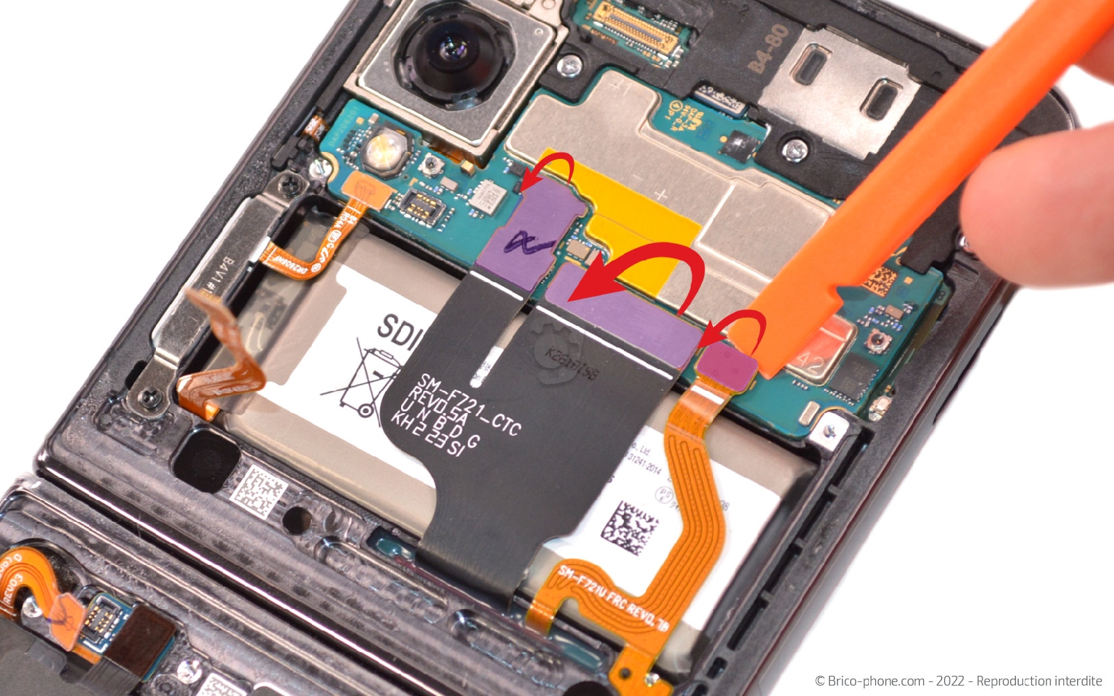 Comment changer le bloc écran sur Galaxy Z Flip4 photo 1