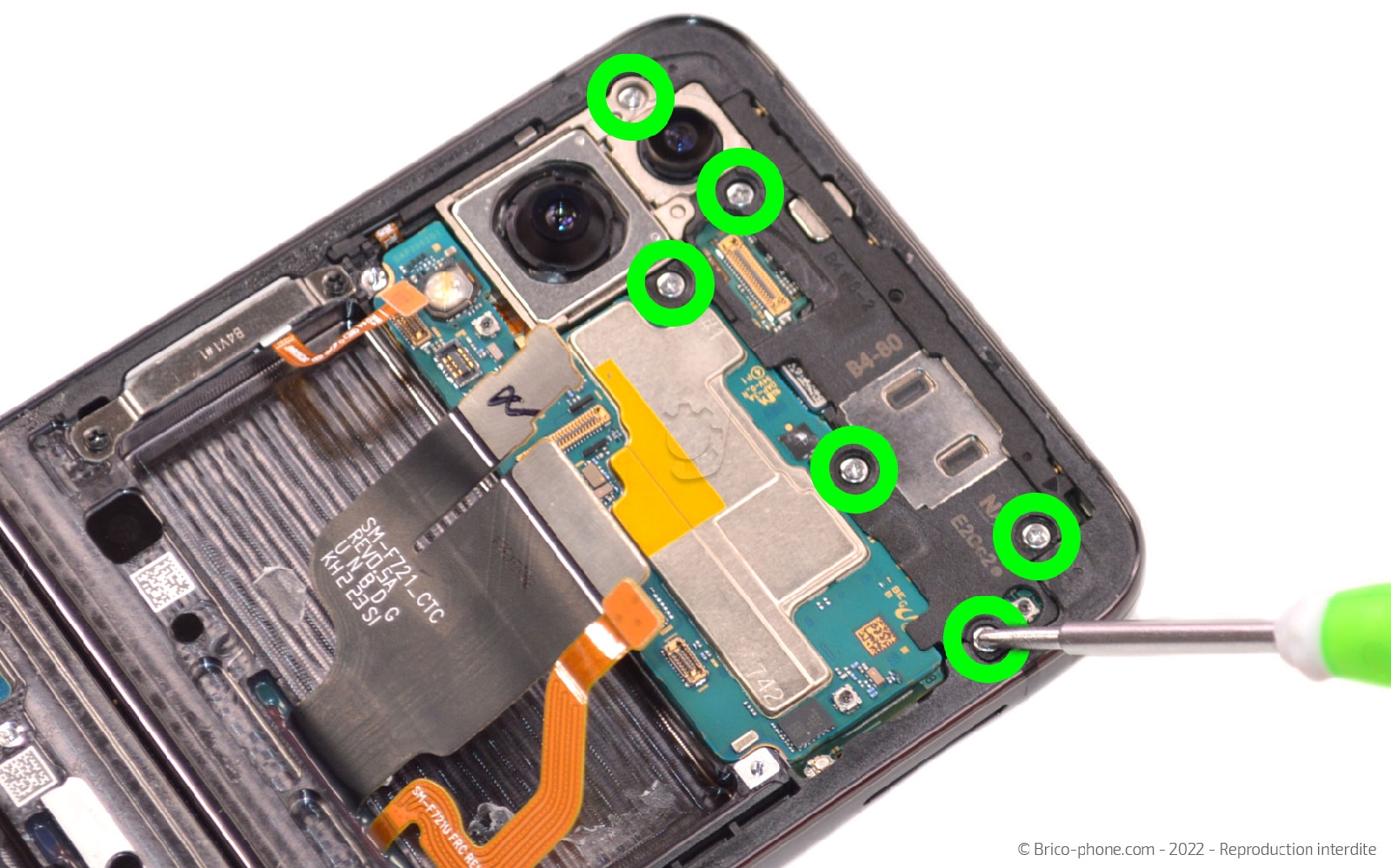 Comment changer le bloc écran sur Galaxy Z Flip4 photo 1