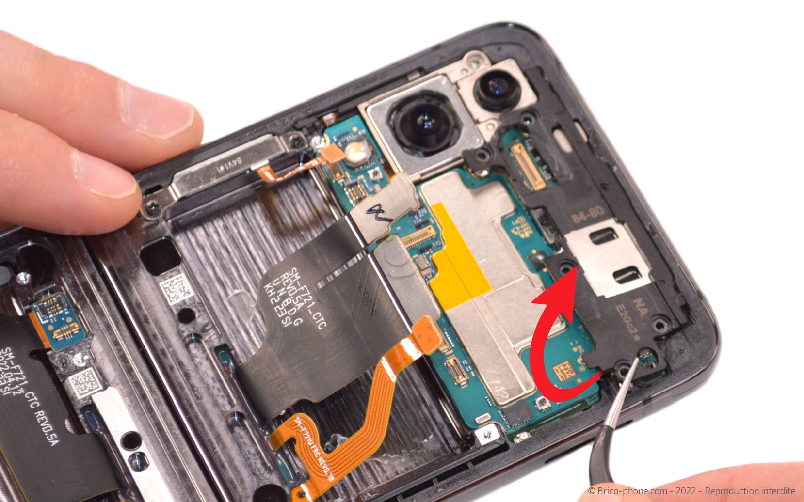 Comment changer le bloc écran sur Galaxy Z Flip4 photo 2