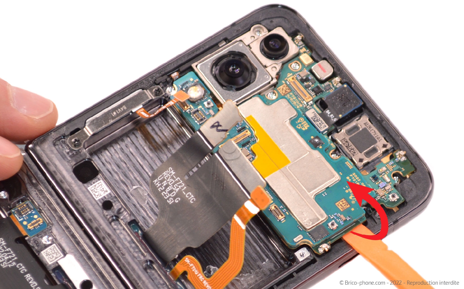 Comment changer le bloc écran sur Galaxy Z Flip4 photo 3