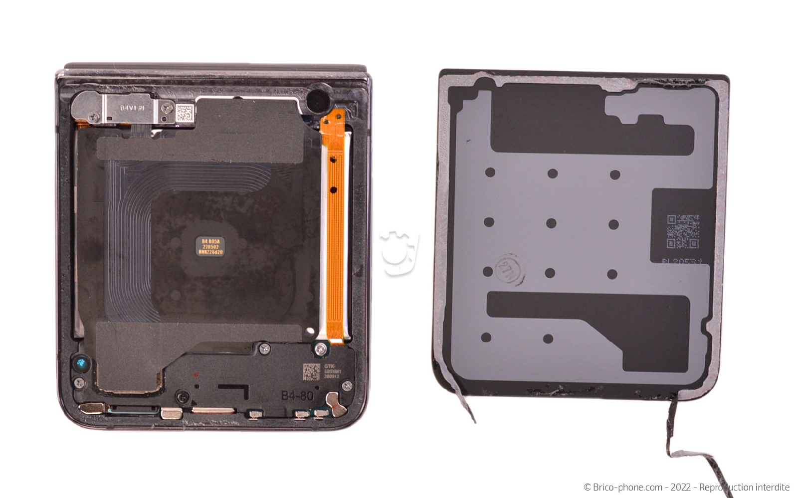Comment changer les batteries sur Galaxy Z Flip4 photo 4