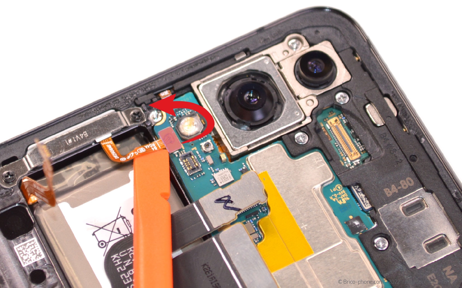 Comment changer les batteries sur Galaxy Z Flip4 photo 2