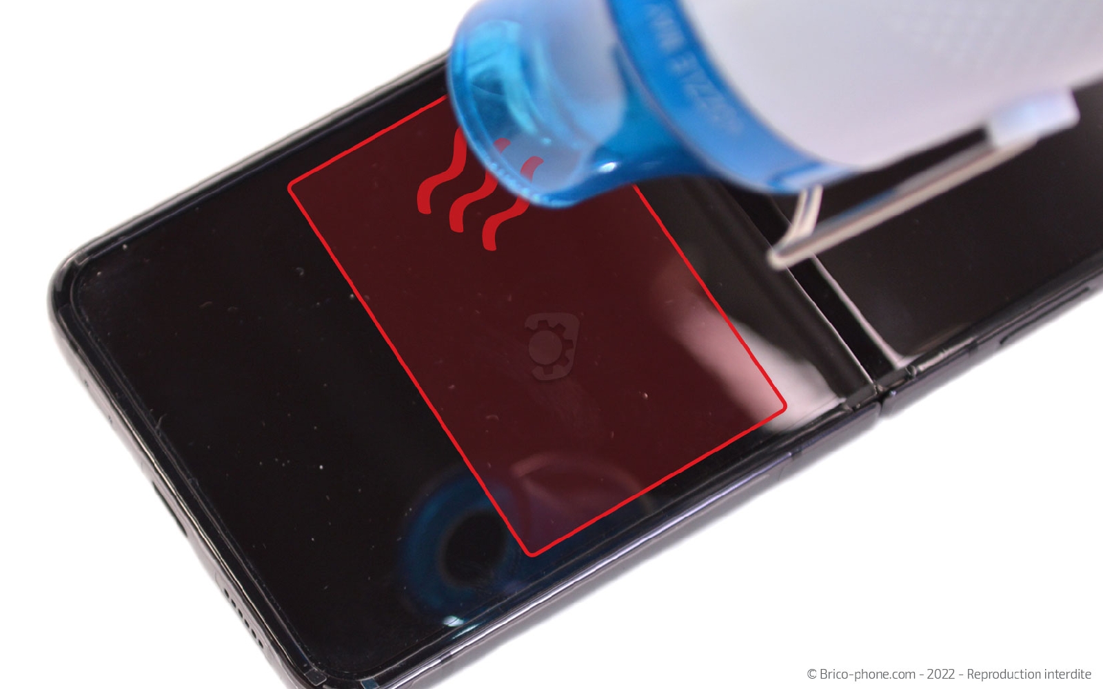 Comment changer les batteries sur Galaxy Z Flip4 photo 1