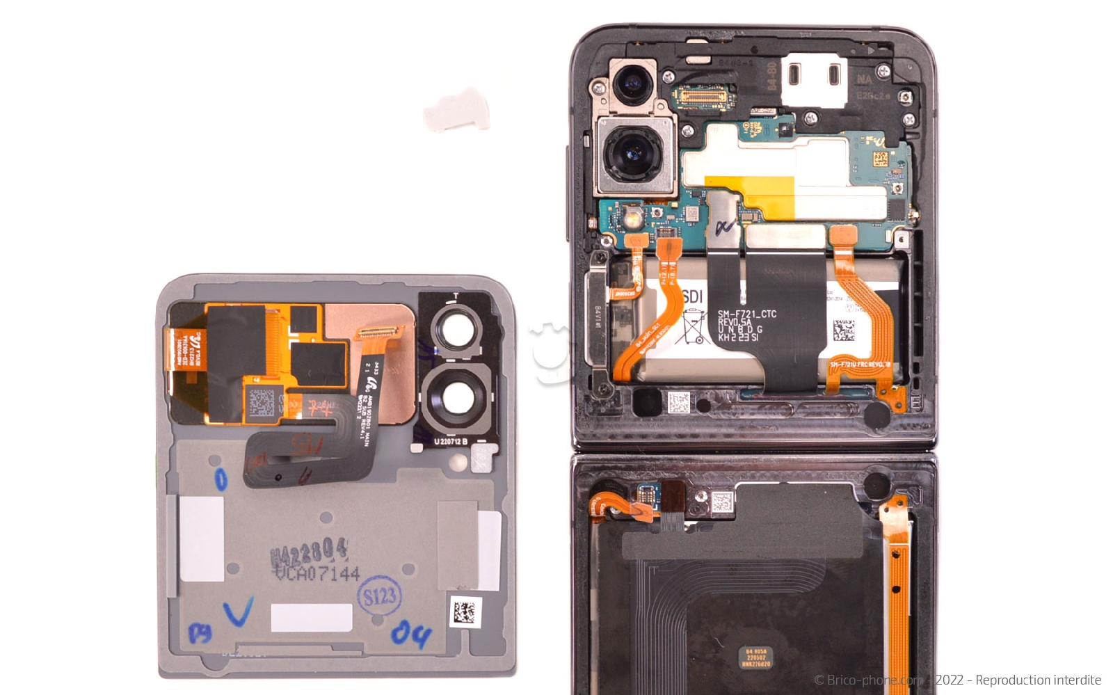 Comment changer les batteries sur Galaxy Z Flip4 photo 3