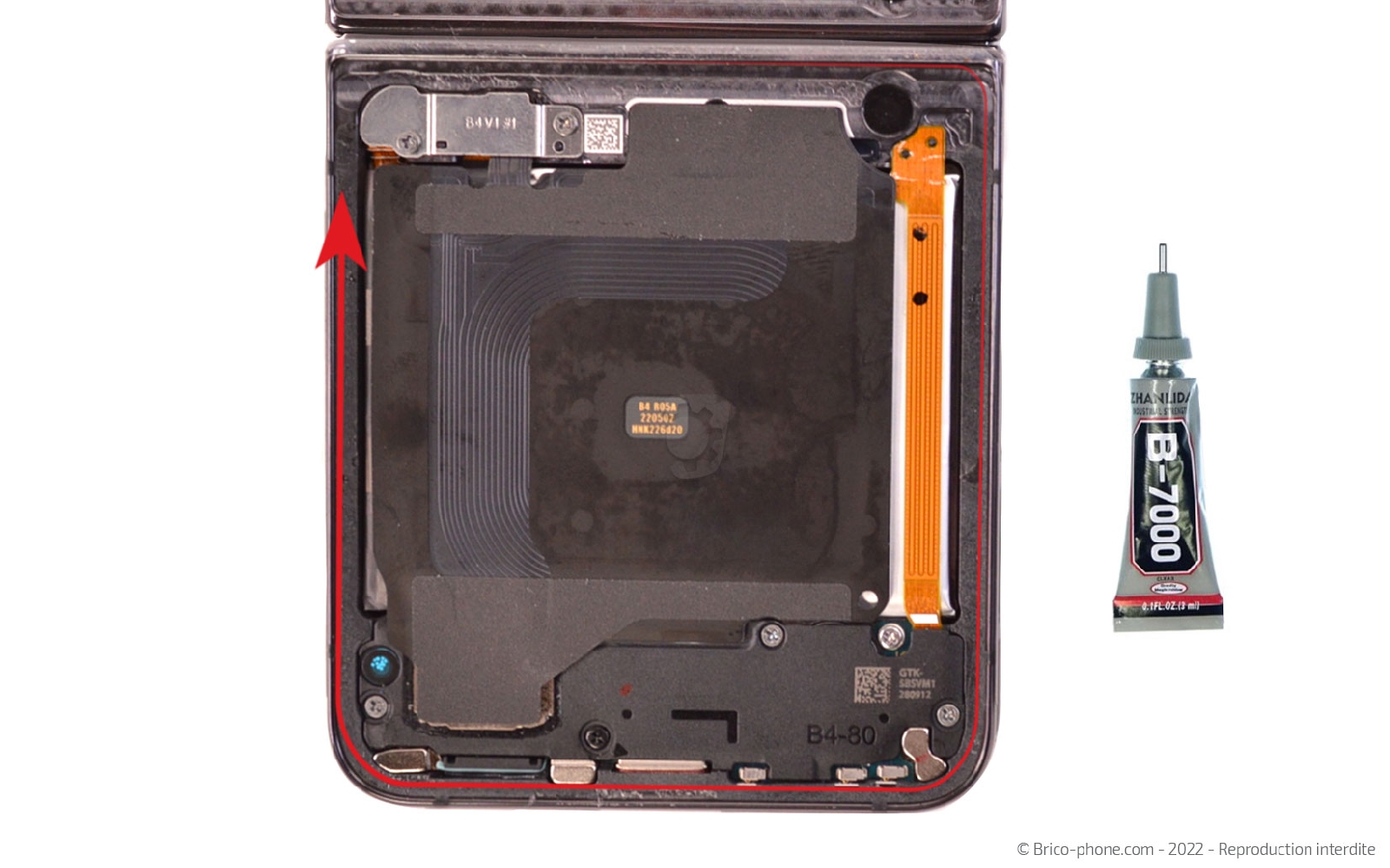 Comment changer les batteries sur Galaxy Z Flip4 photo 1