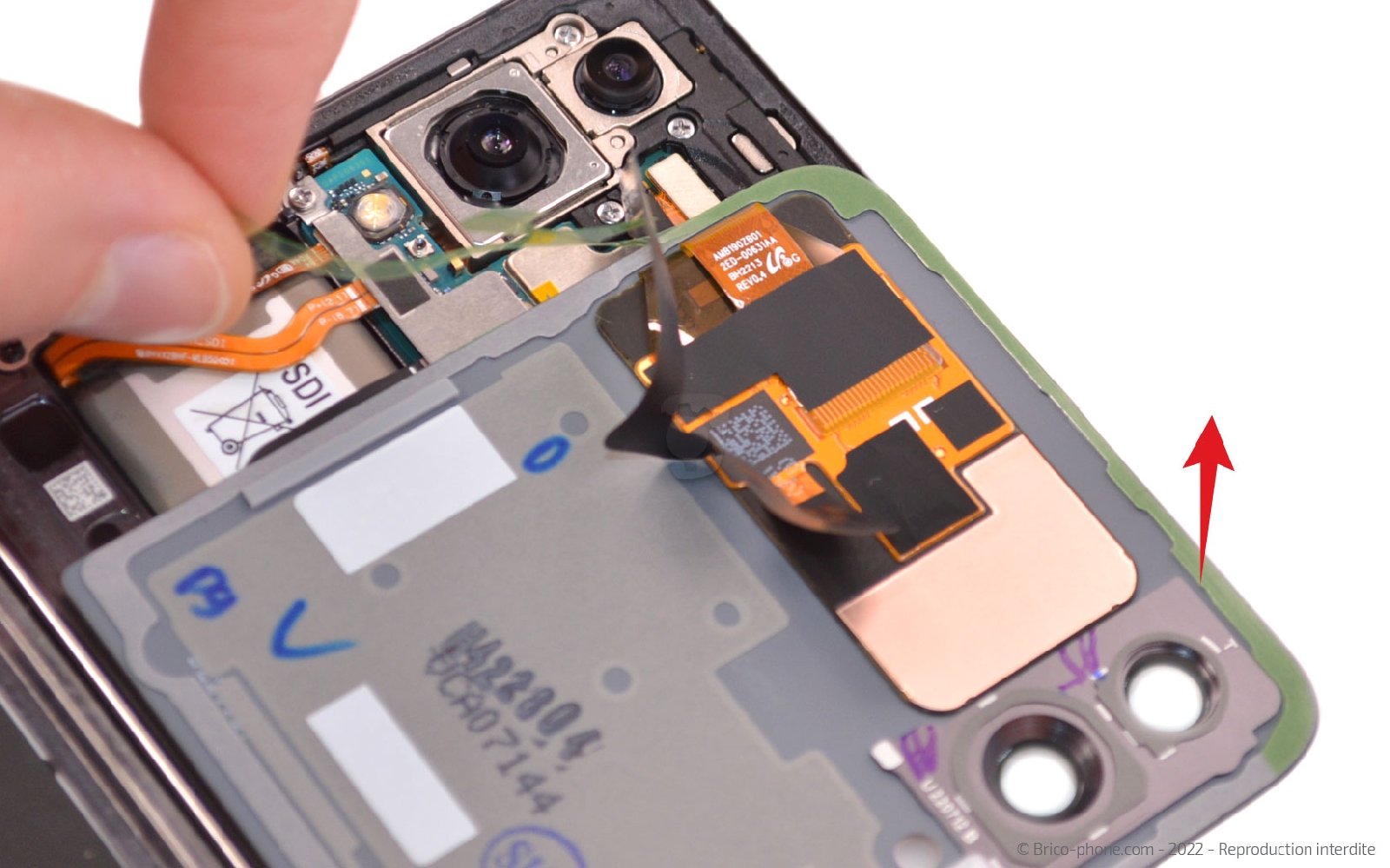 Comment changer les vitres arrière sur Galaxy Z Flip4 photo 1