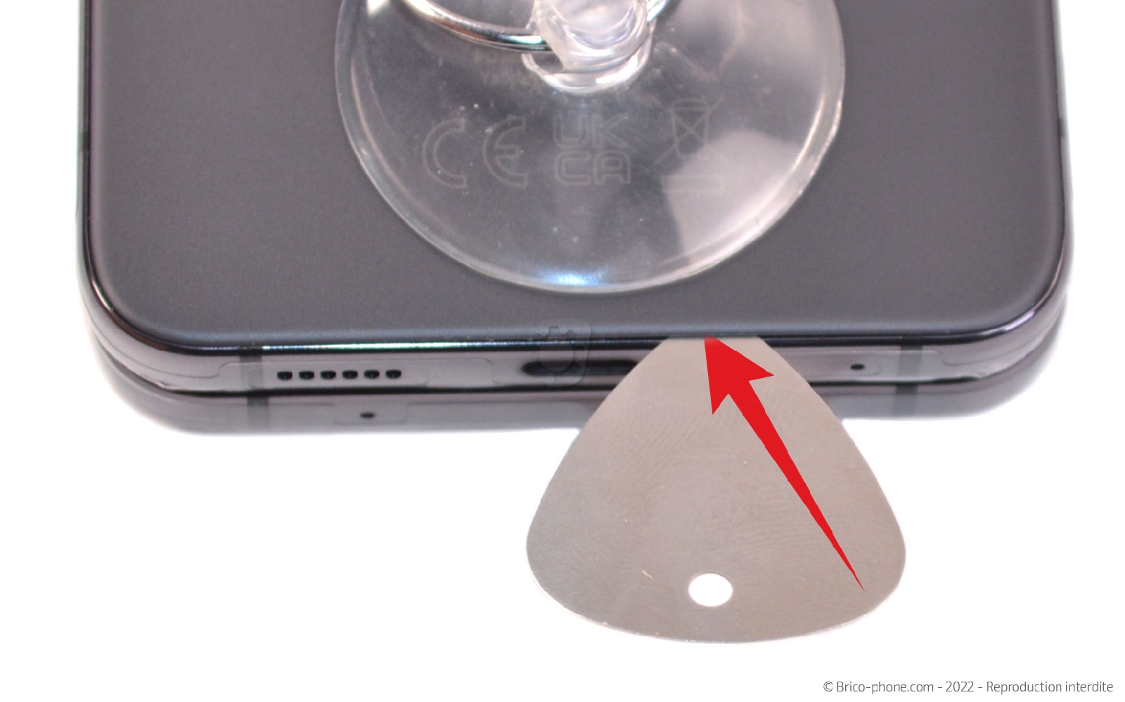 Comment changer les vitres arrière sur Galaxy Z Flip4 photo 1