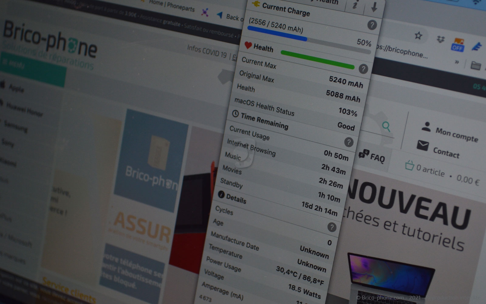Comment remplacer l'écran complet sur Macbook Pro 13 pouces A1989 EMC 3214 - 2018 photo 1