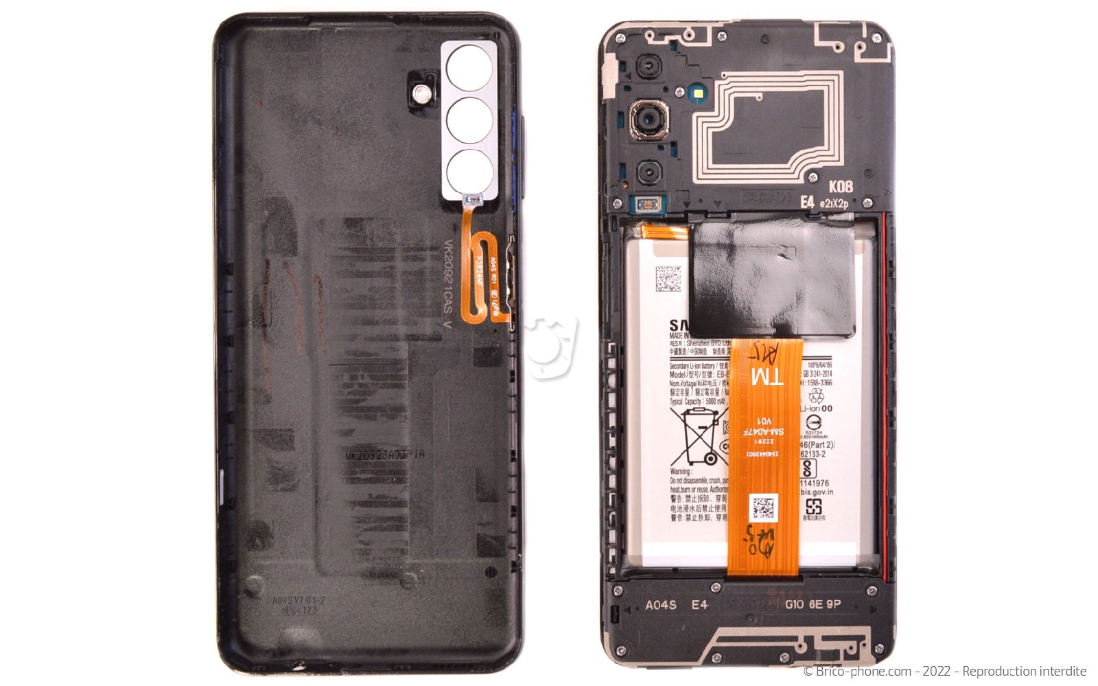 Comment changer le bloc écran complet ? sur Galaxy A04s photo 2