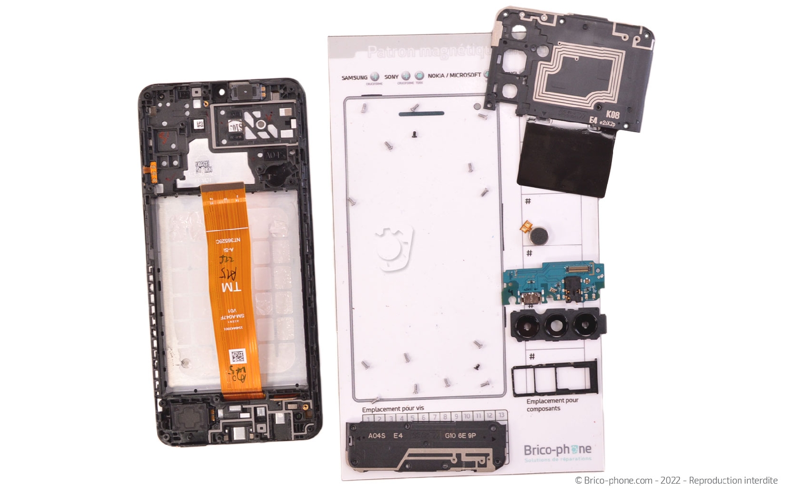 Comment changer le bloc écran complet ? sur Galaxy A04s photo 4