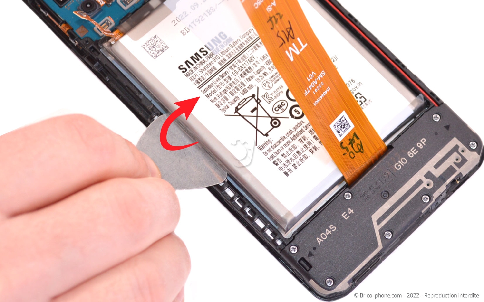 Comment changer le bloc écran complet ? sur Galaxy A04s photo 1