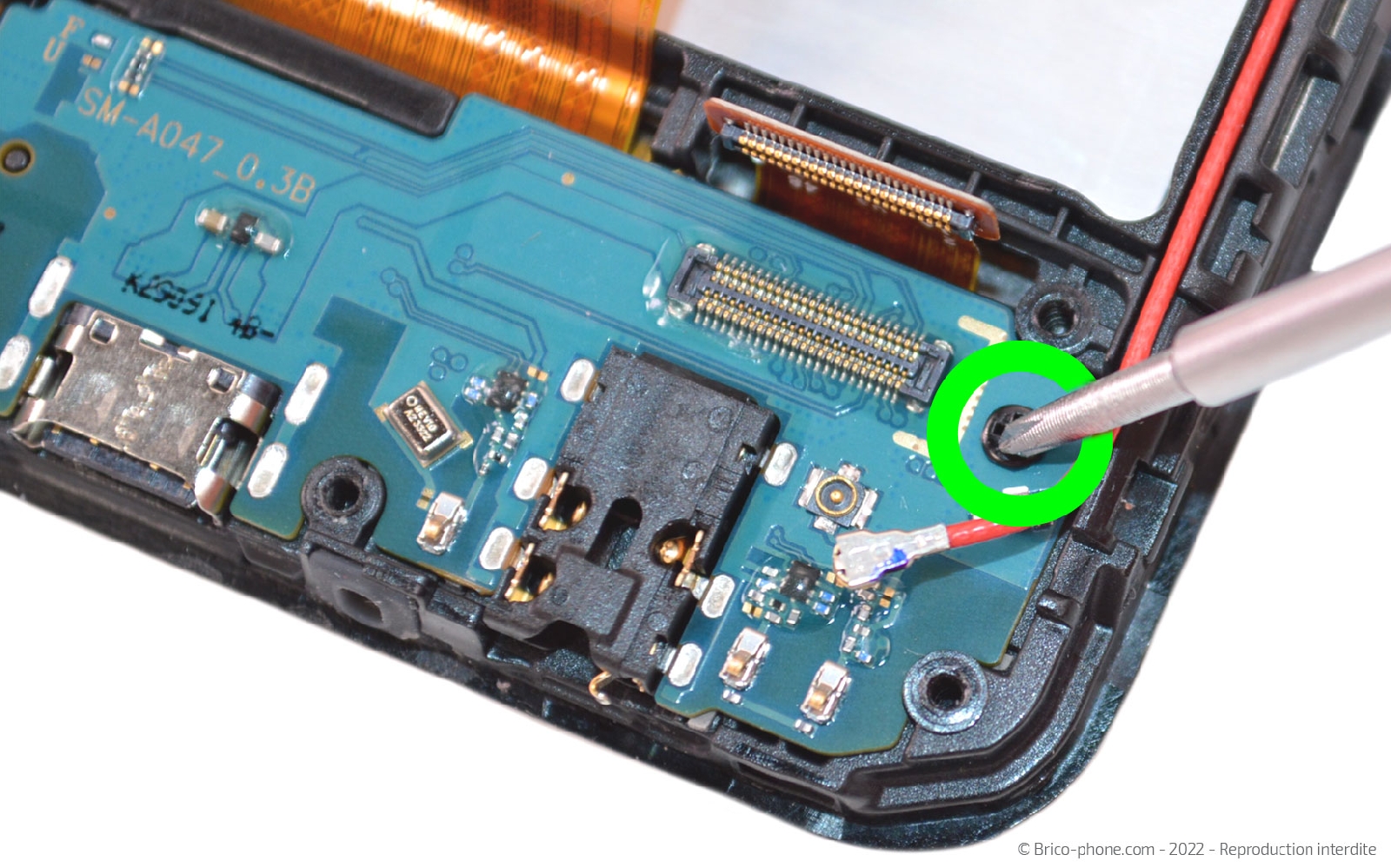 Comment changer le bloc écran complet ? sur Galaxy A04s photo 3