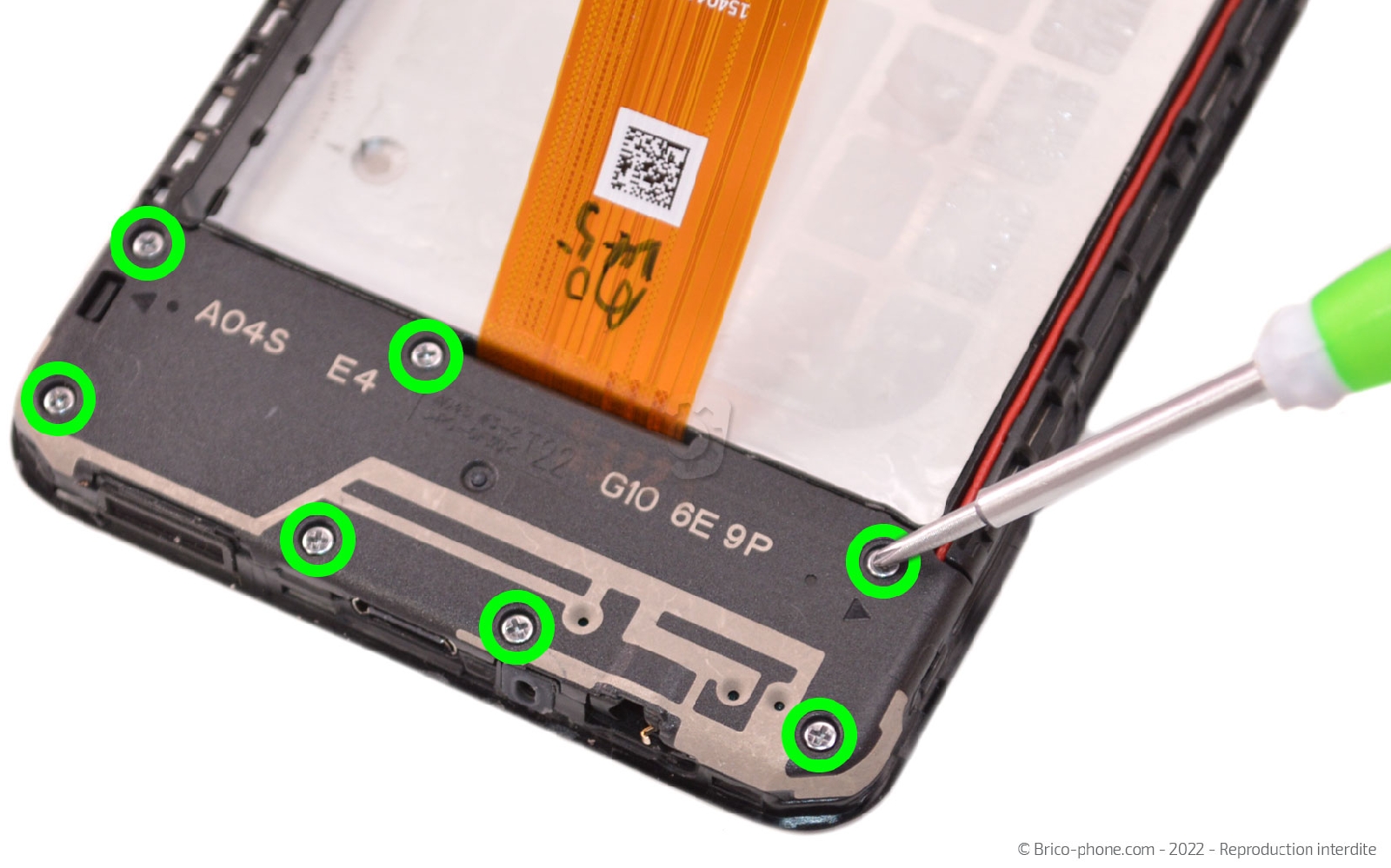 Comment changer le bloc écran complet ? sur Galaxy A04s photo 1