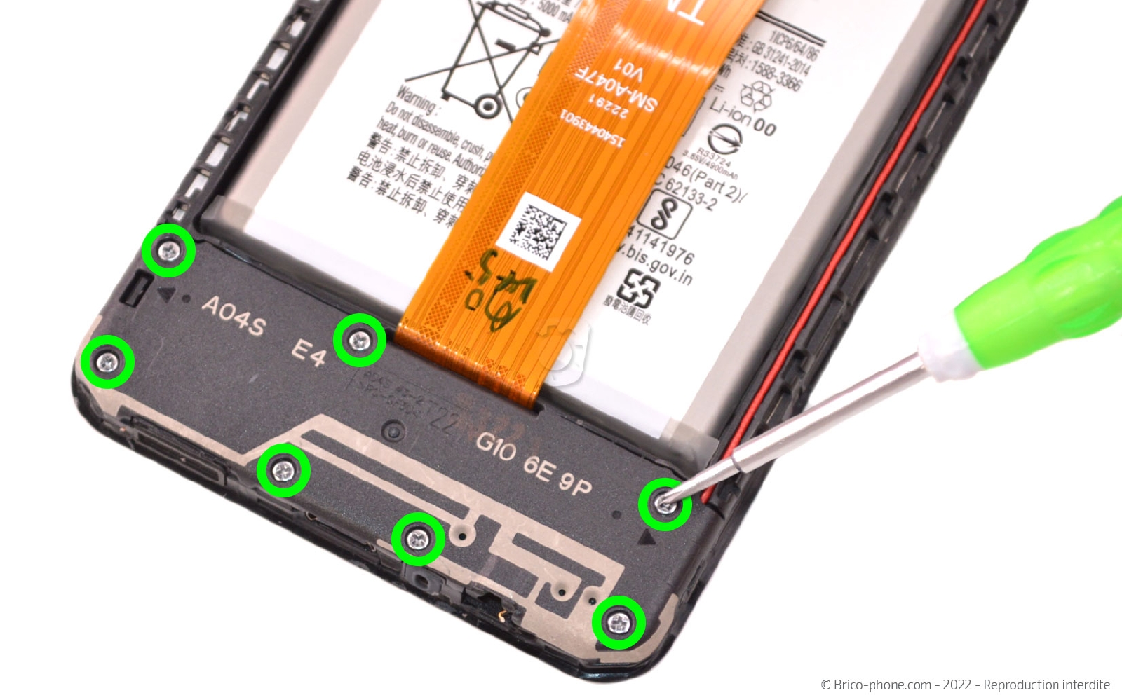 Comment changer le connecteur de charge ? sur Galaxy A04s photo 1