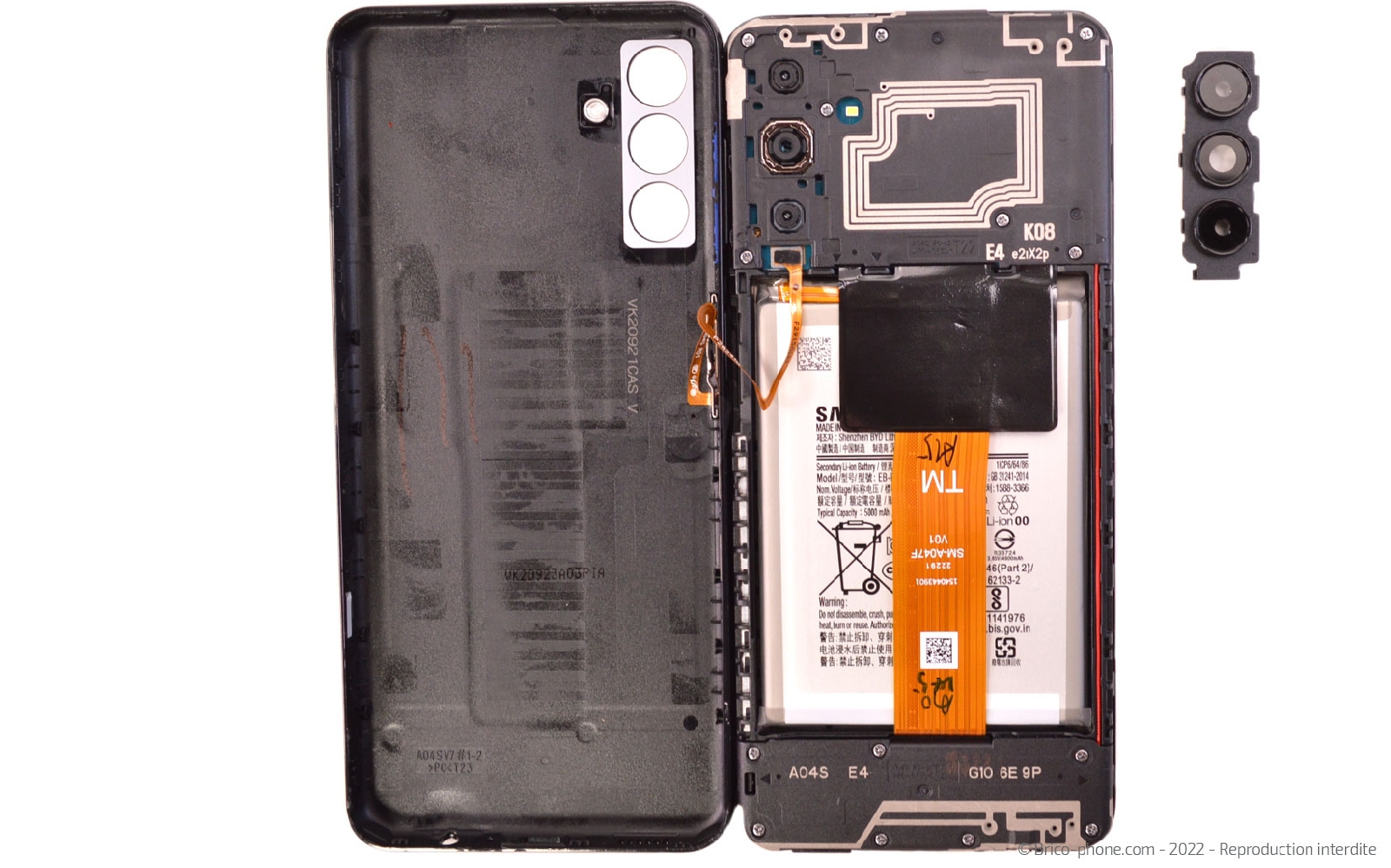 Comment changer le connecteur de charge ? sur Galaxy A04s photo 4