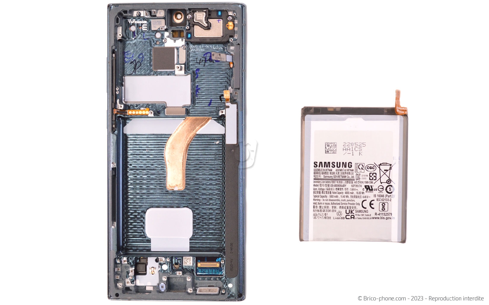 Guide de réparation sur Galaxy S22 Ultra photo 3