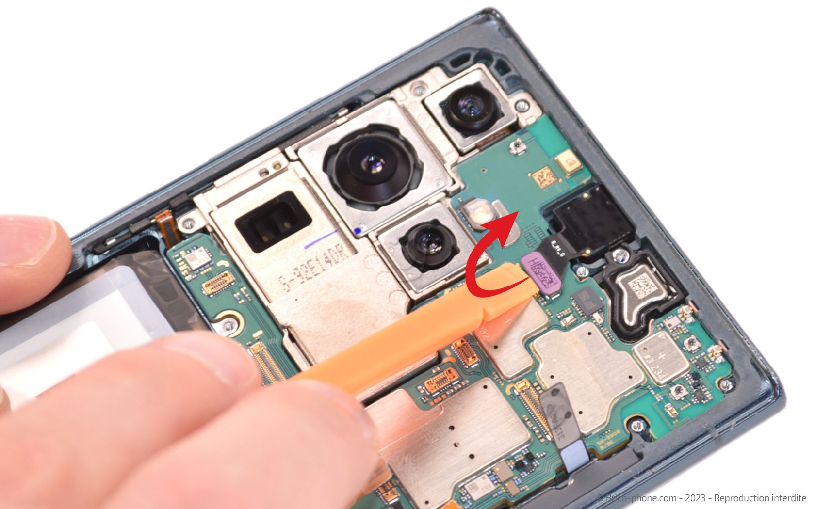 Comment remplacer le bloc écran sur Galaxy S22 Ultra photo 1