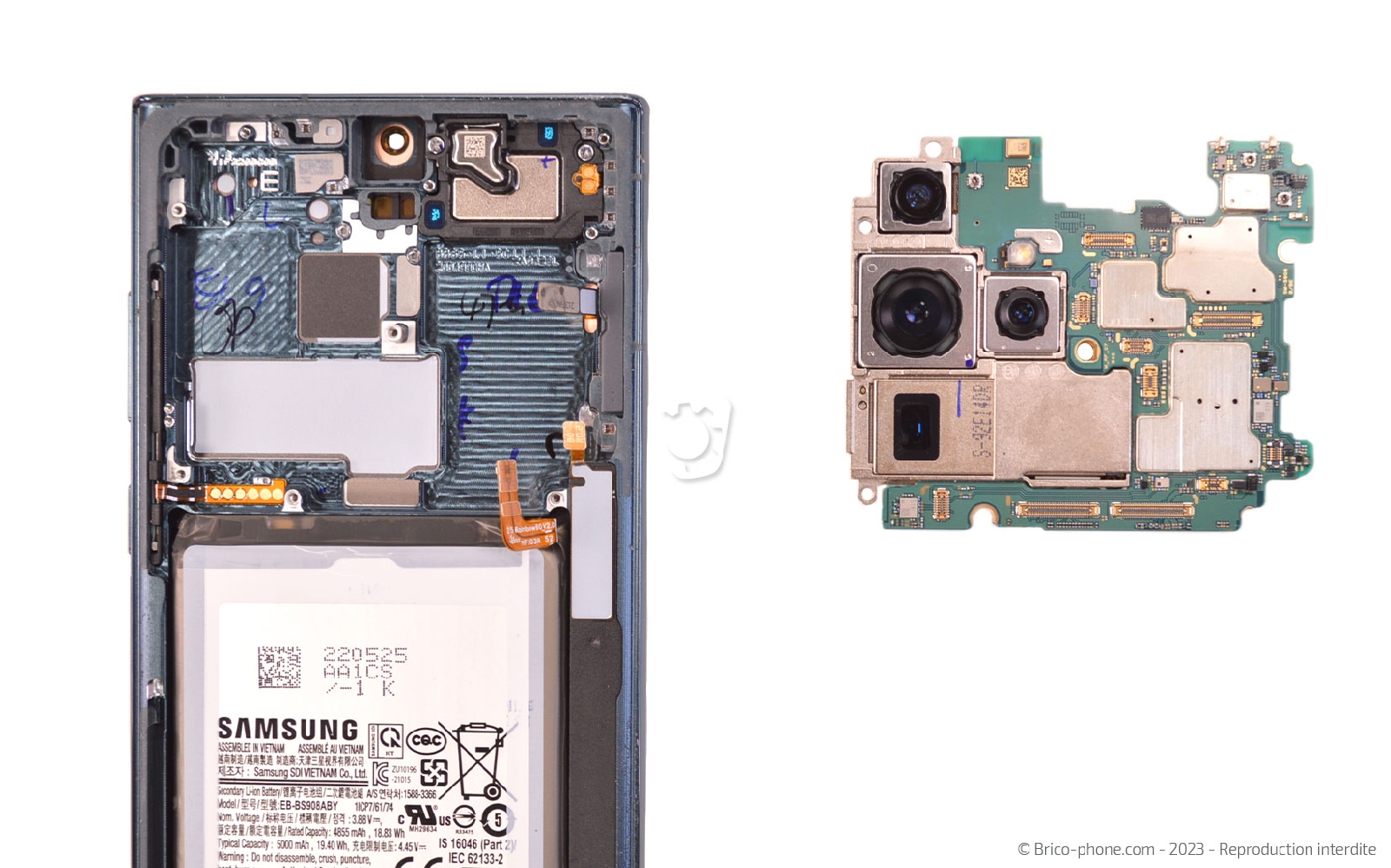 Comment remplacer le bloc écran sur Galaxy S22 Ultra photo 4