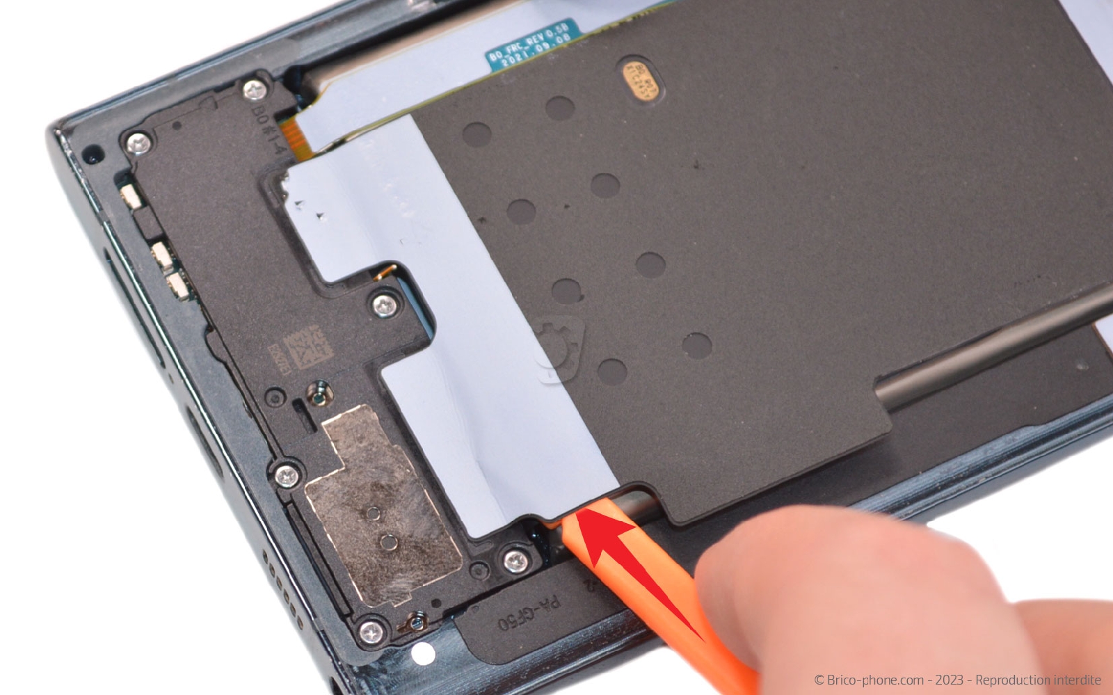 comment changer la batterie sur Galaxy S22 Ultra photo 2