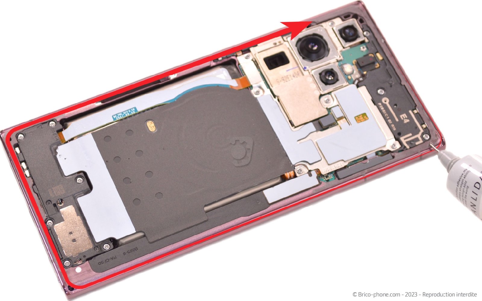 Comment changer le connecteur de charge sur Galaxy S22 Ultra photo 1