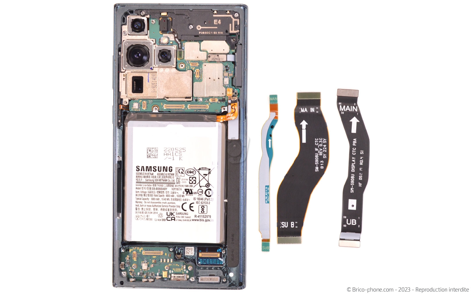 Comment changer le connecteur de charge sur Galaxy S22 Ultra photo 3