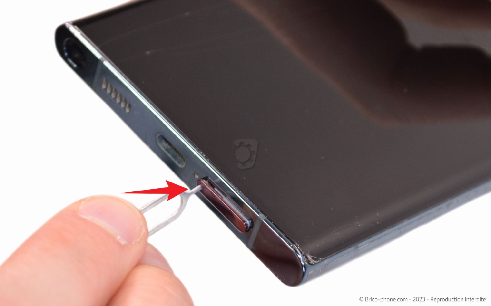 Comment remplacer la vitre arrière sur Galaxy S22 Ultra photo 3