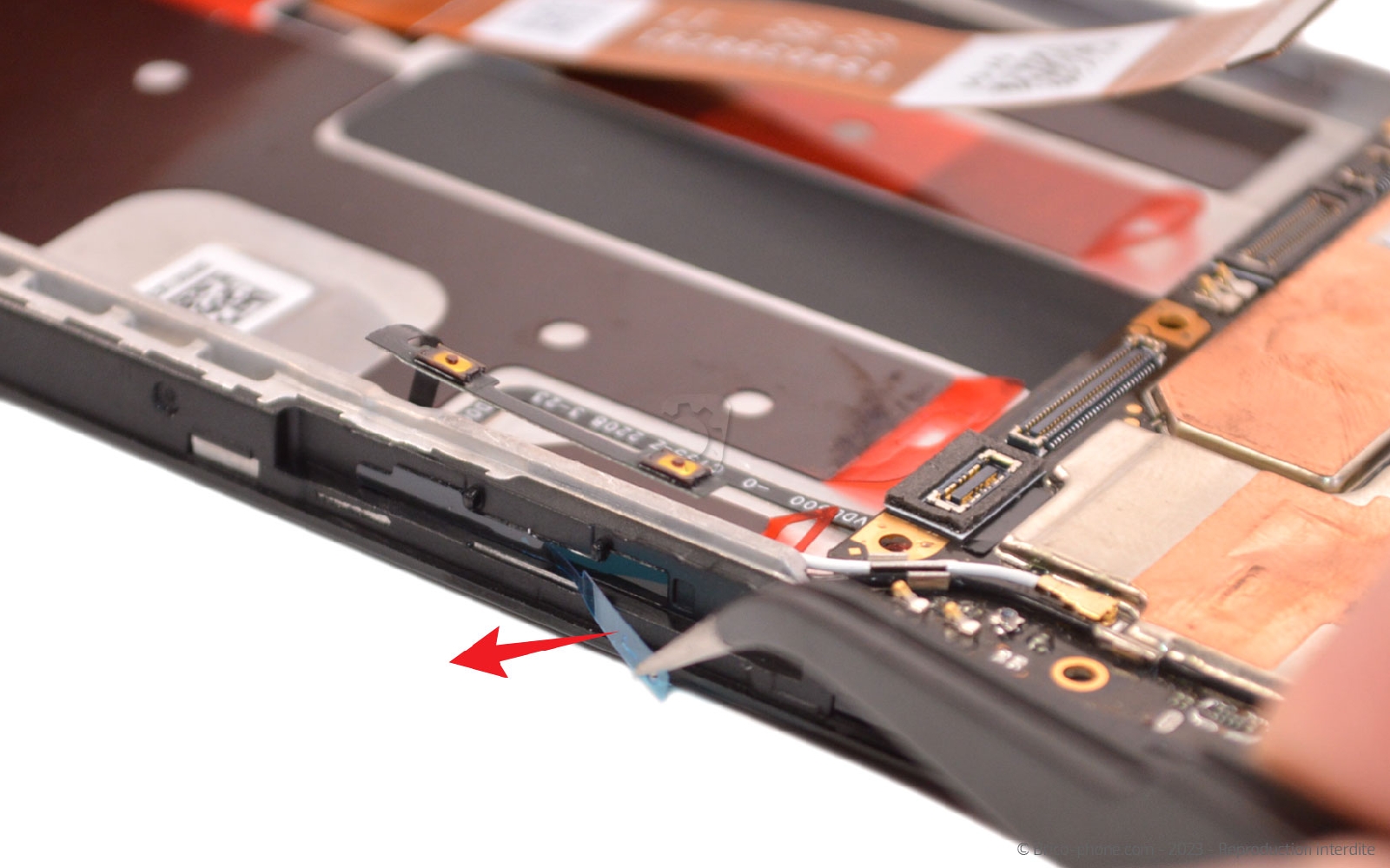 Comment changer le bloc écran sur Reno4 Z 5G photo 2