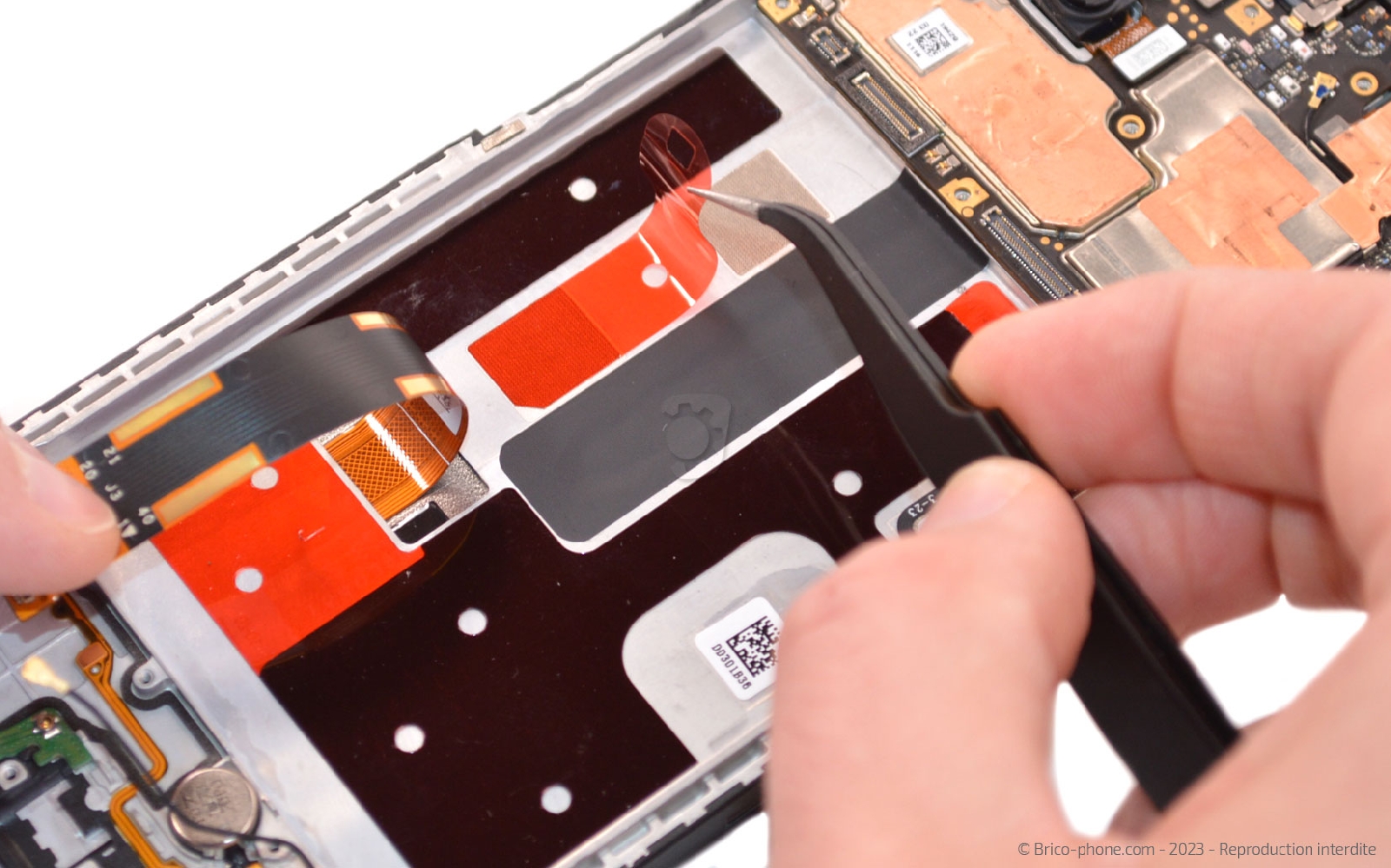 Comment changer le bloc écran sur Reno4 Z 5G photo 3