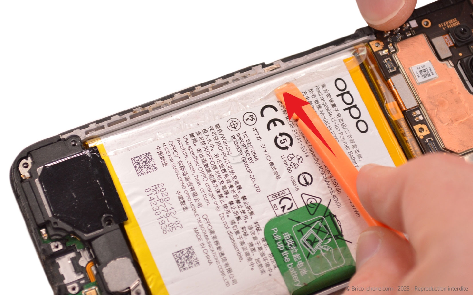 Comment changer le bloc écran sur Reno4 Z 5G photo 1