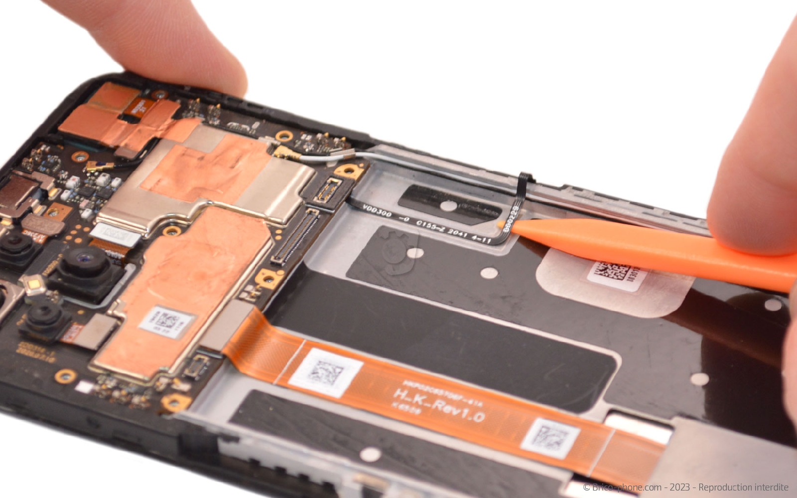 Comment changer le bloc écran sur Reno4 Z 5G photo 2