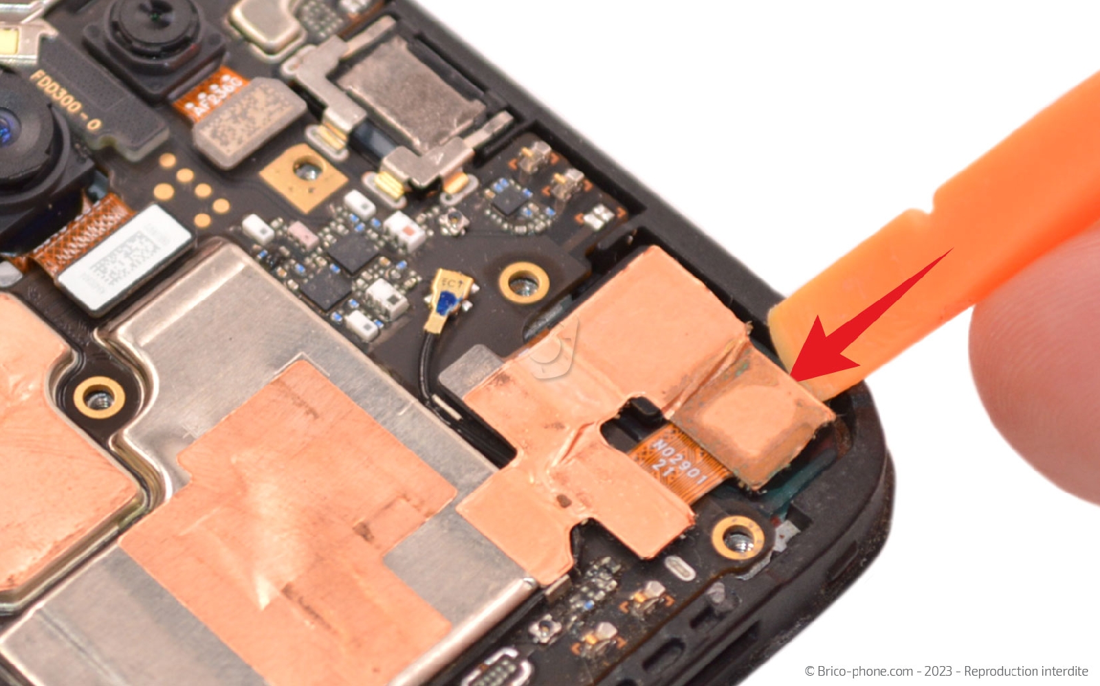 Comment changer le bloc écran sur Reno4 Z 5G photo 2