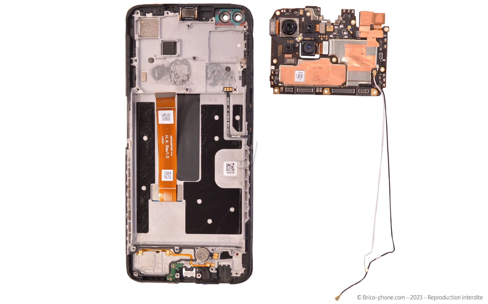 Comment changer le bloc écran sur Reno4 Z 5G photo 4