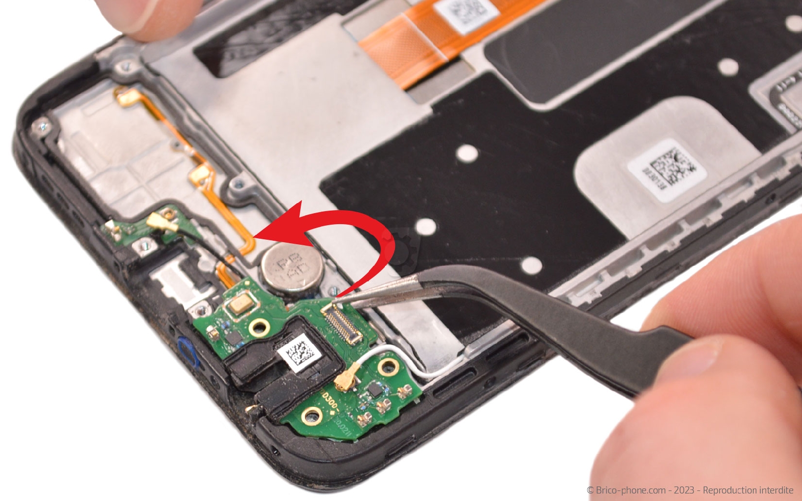 Comment changer le bloc écran sur Reno4 Z 5G photo 3