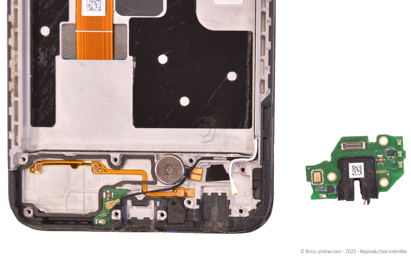 Comment changer le bloc écran sur Reno4 Z 5G photo 4