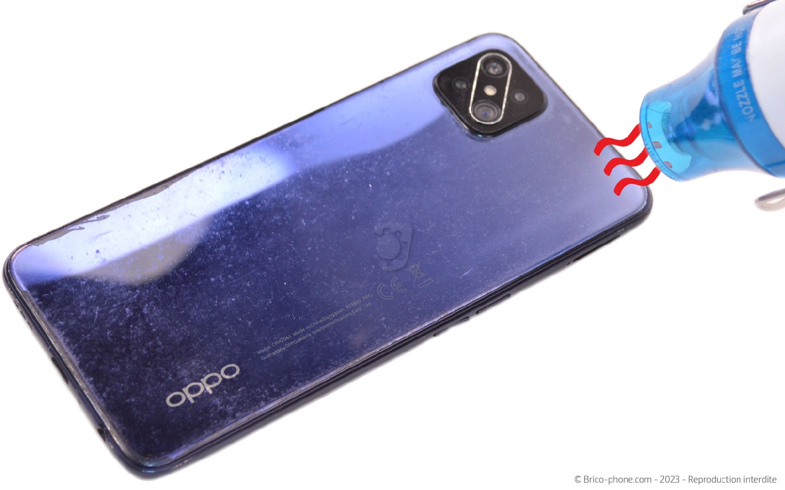 Comment changer la batterie sur Reno4 Z 5G photo 2