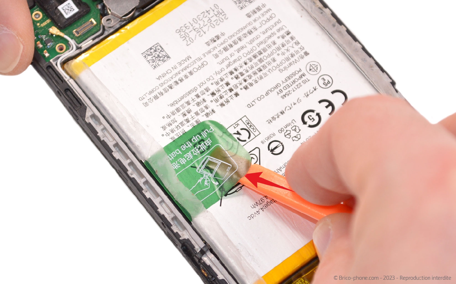 Comment changer la batterie sur Reno4 Z 5G photo 3