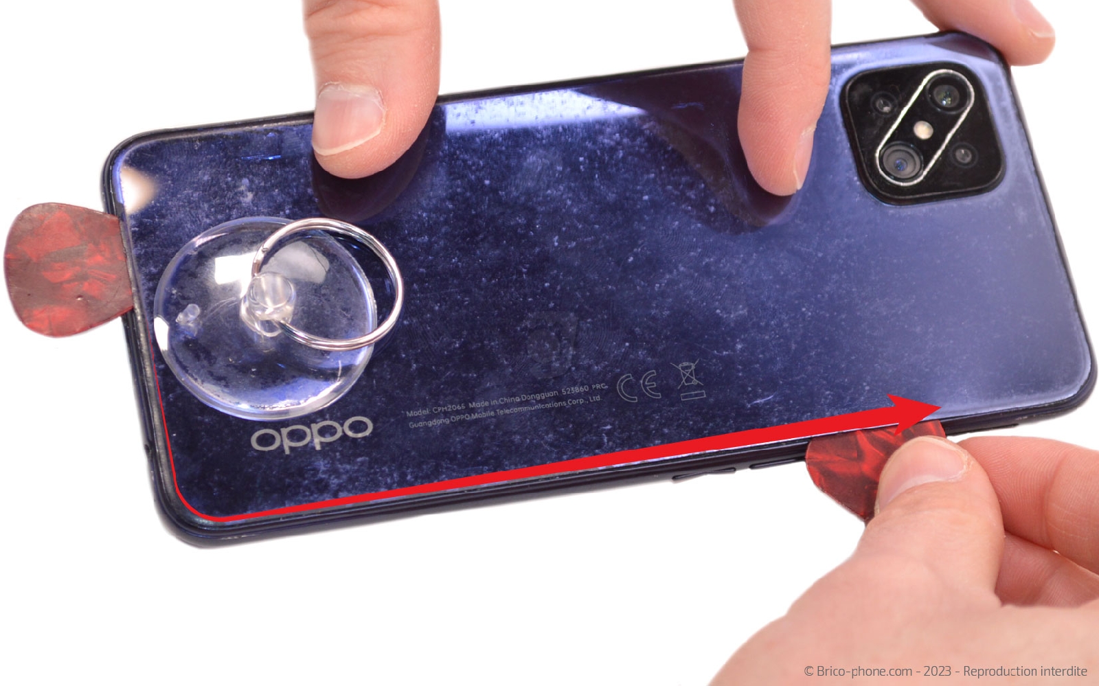 Comment changer la batterie sur Reno4 Z 5G photo 3