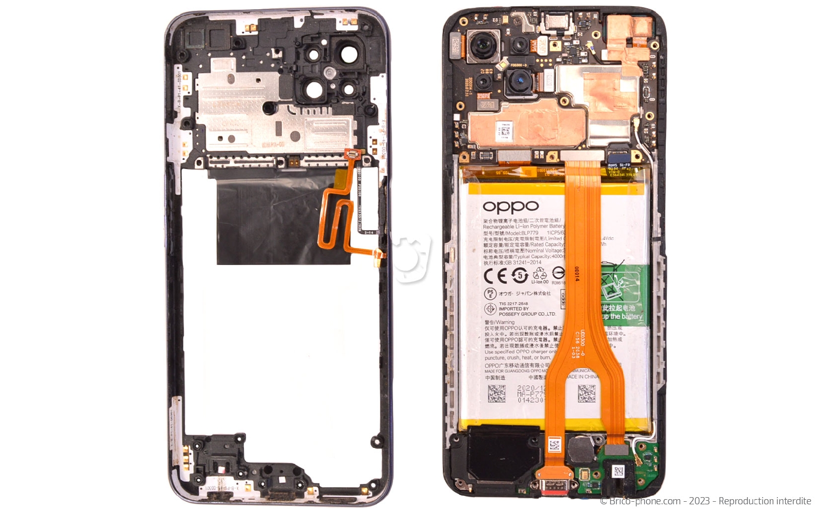 Comment changer le connecteur de charge sur Reno4 Z 5G photo 4