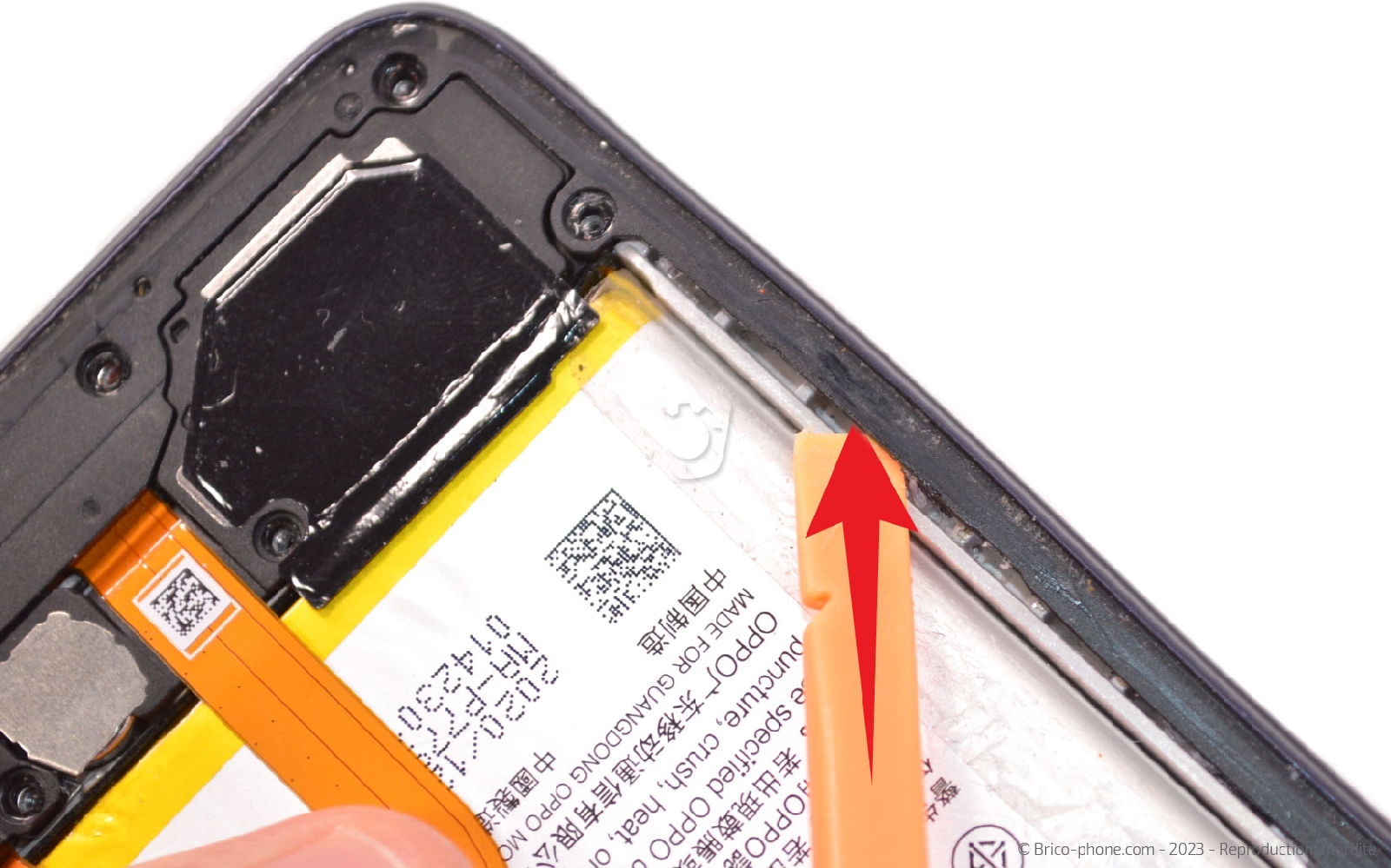 Comment changer le connecteur de charge sur Reno4 Z 5G photo 2