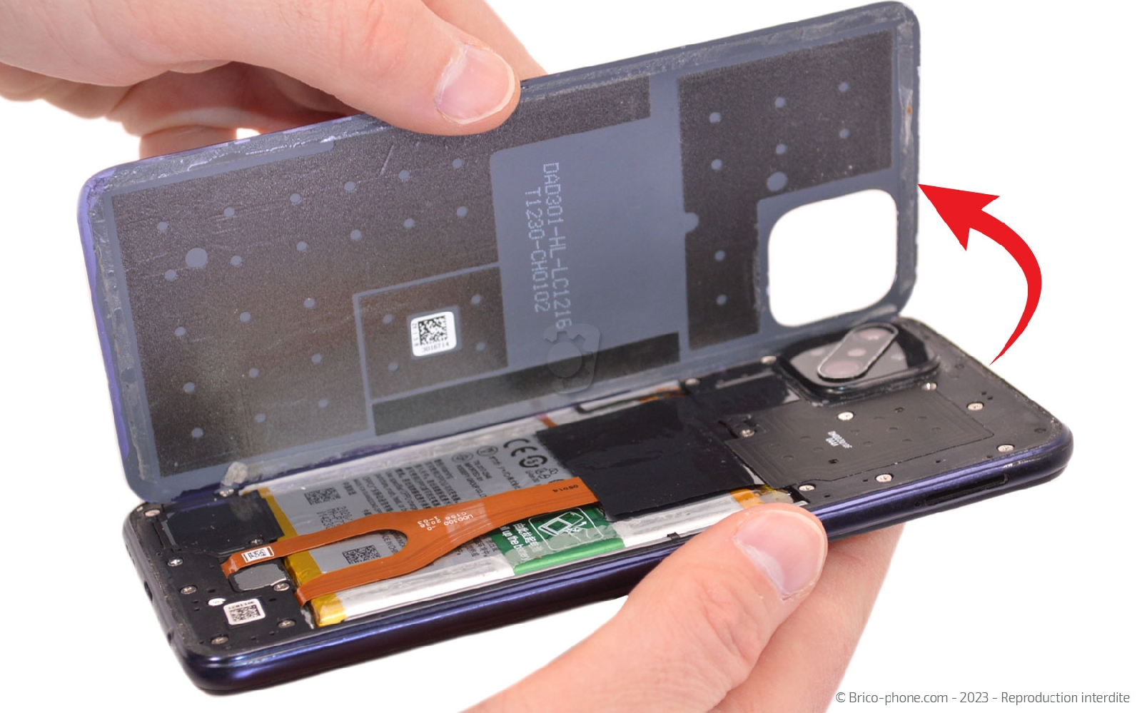 Comment changer le connecteur de charge sur Reno4 Z 5G photo 4